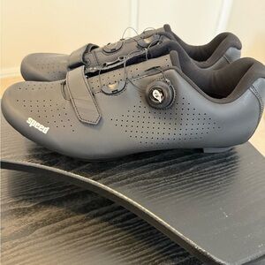 Speed Men's Black Cycling Shoes